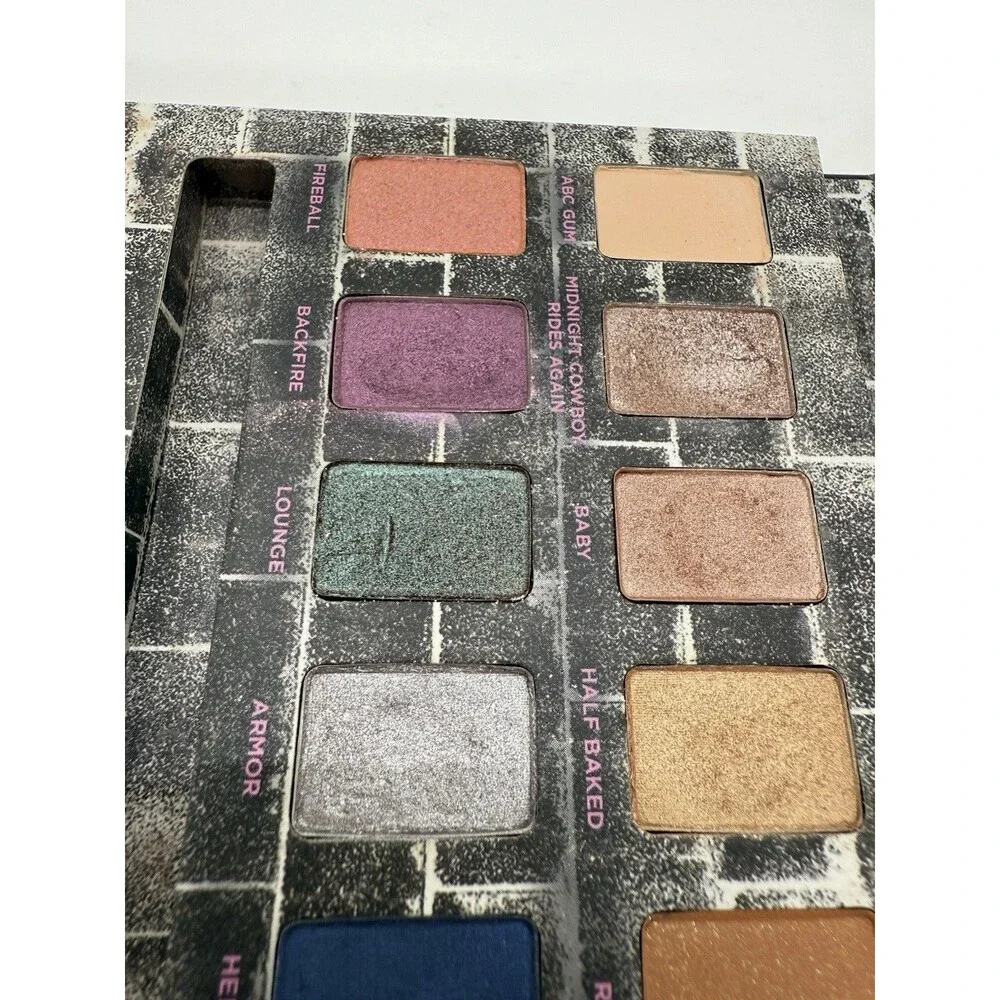 Urban‎ Decay Eyeshadow Palette Nocturnal Shadow Box & 7 Brushes Blue Read Descrp